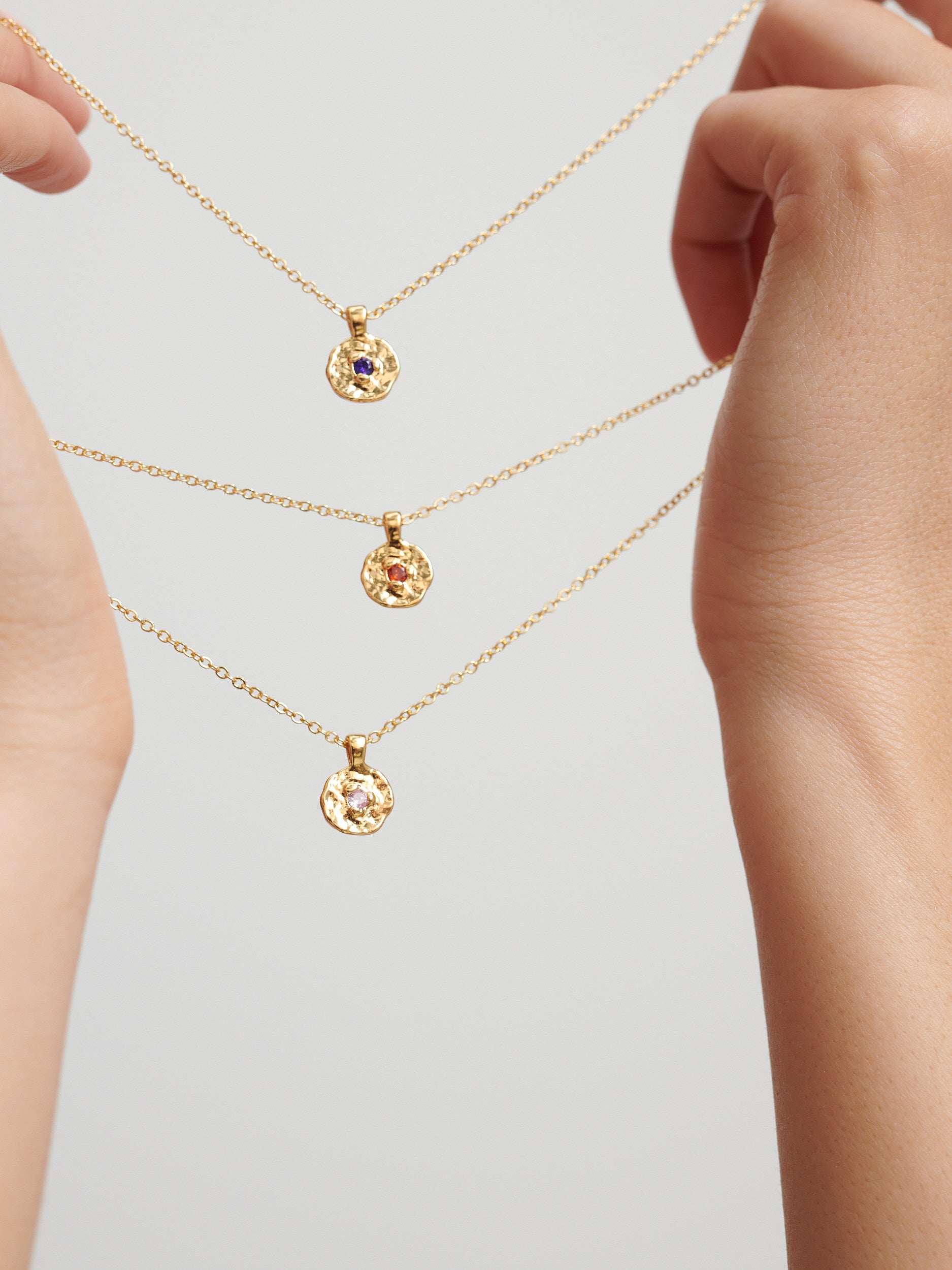 [Restocked] Birthstone 18K Gold Plated Necklace