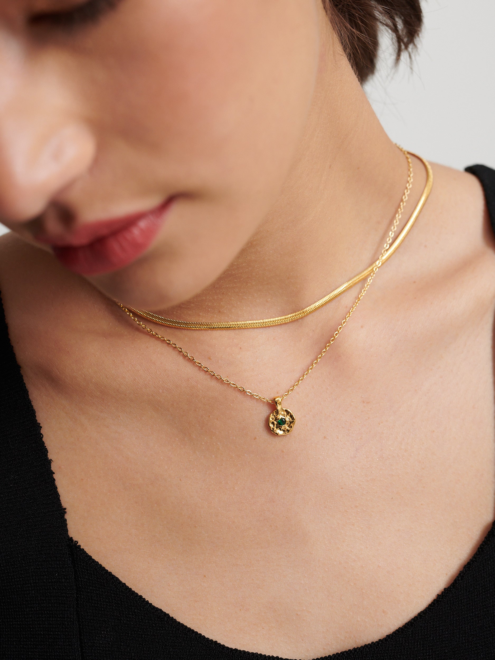 [Restocked] Birthstone 18K Gold Plated Necklace