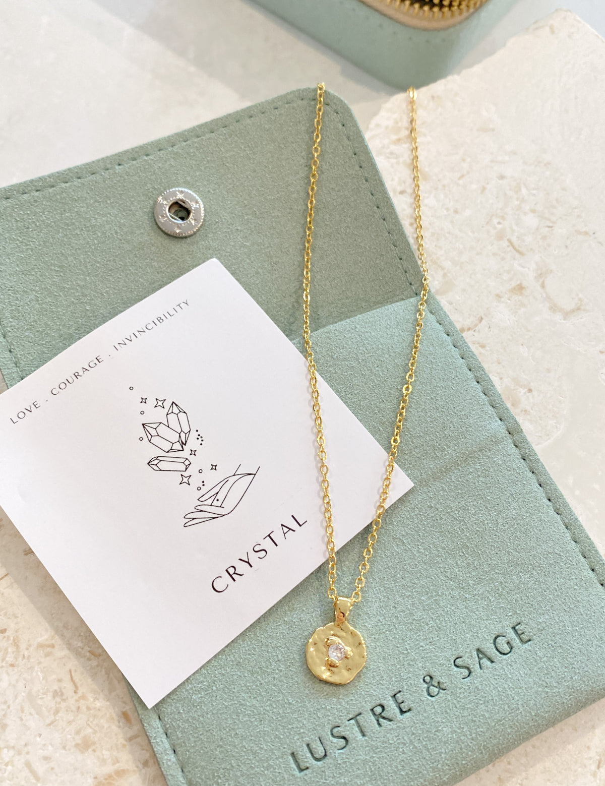 Birthstone 18K Gold Plated Necklace
