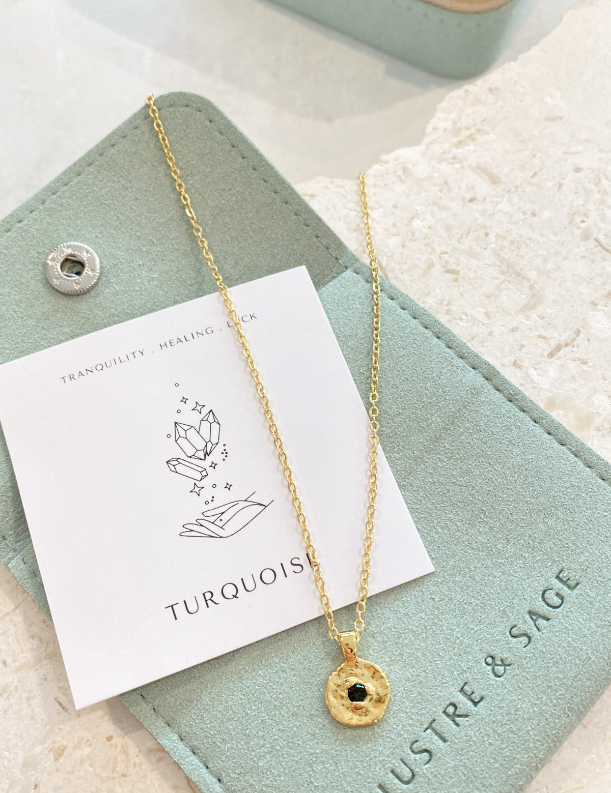 Birthstone 18K Gold Plated Necklace