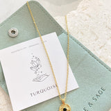Birthstone 18K Gold Plated Necklace