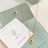 Birthstone 18K Gold Plated Necklace
