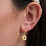 Birthstone 18K Gold Plated Earrings (Nov/Dec/Jan/Feb)