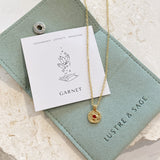 Birthstone 18K Gold Plated Necklace