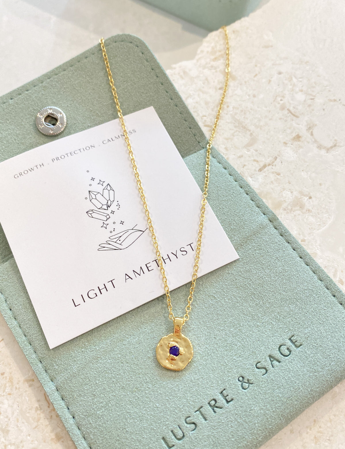 Birthstone 18K Gold Plated Necklace