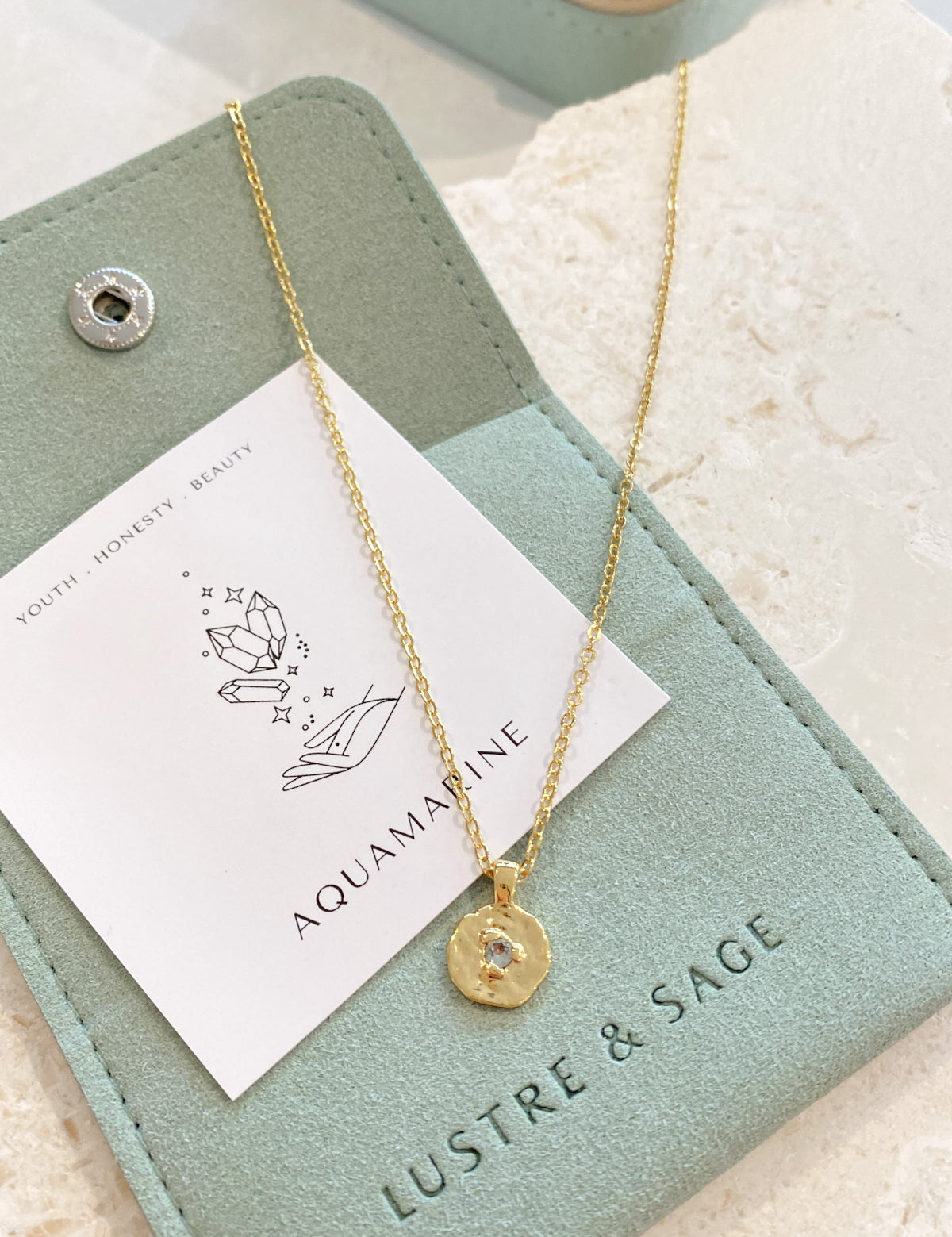 Birthstone 18K Gold Plated Necklace