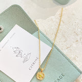 Birthstone 18K Gold Plated Necklace