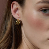 Ripple 18K Gold Plated Earrings