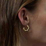 Ripple 18K Gold Plated Earrings