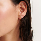 Piccolo Small Heart 18K Gold Plated Earrings