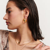 Bold Hoop 18K Gold Plated Earrings