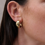 Bold Hoop 18K Gold Plated Earrings