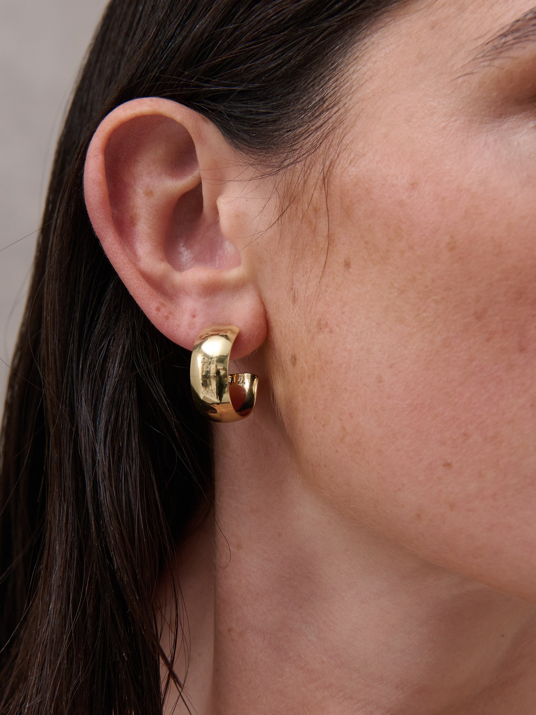 Bold Hoop 18K Gold Plated Earrings