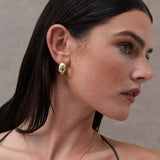 Bold Hoop 18K Gold Plated Earrings