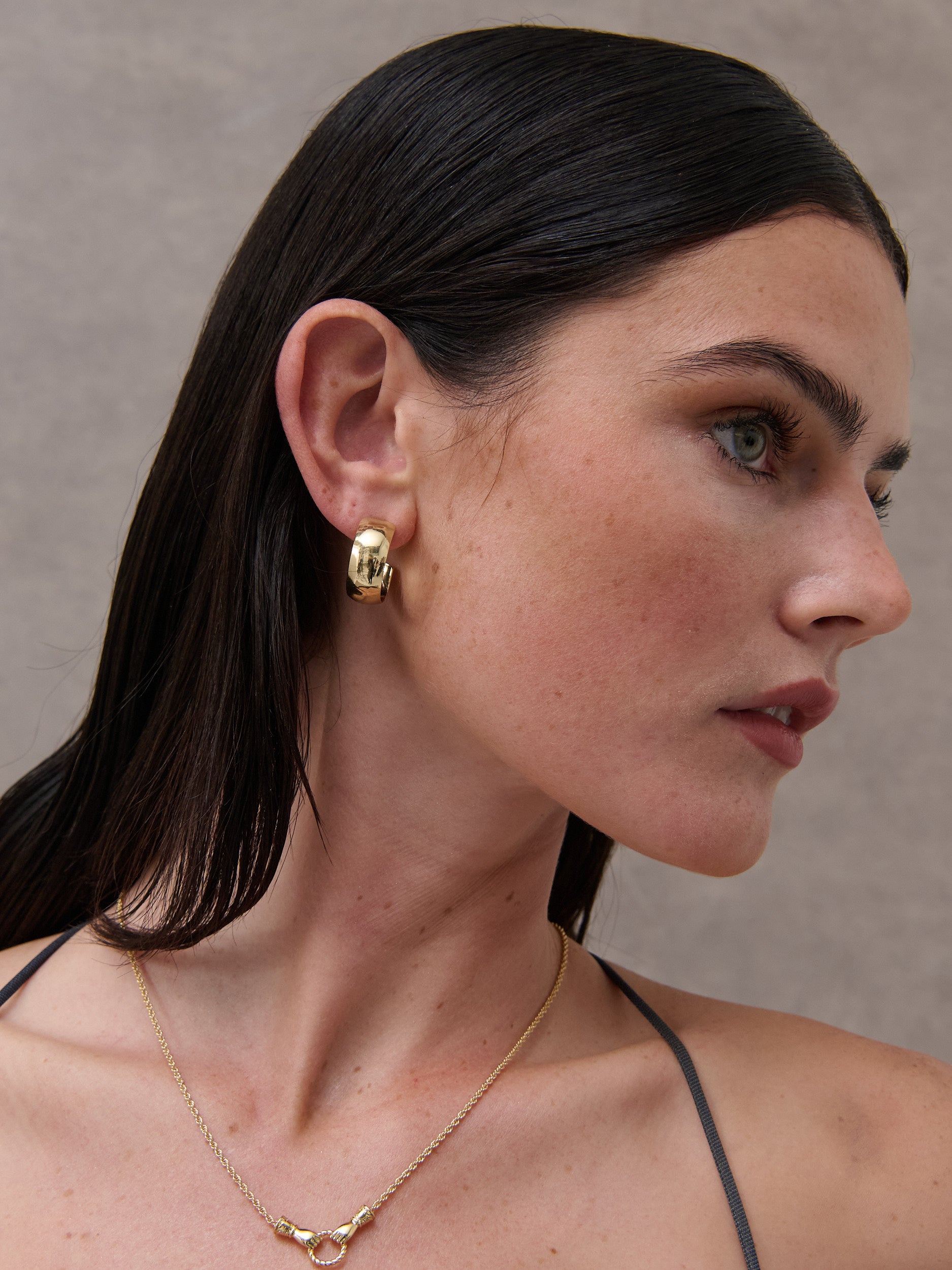 Bold Hoop 18K Gold Plated Earrings