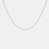 3mm Snake Sterling Silver Plated Necklace