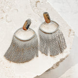 Devil Eye Sterling Silver Plated Earrings