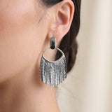 Devil Eye Sterling Silver Plated Earrings