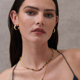 Rainbow Tennis 18K Gold Plated Necklace