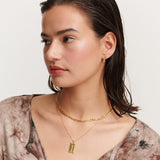 Idie Pendant 18K Gold Plated Necklace