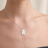 Idie Pendant Sterling Silver Plated Necklace