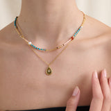 Moi Paisley 18K Gold Plated Necklace