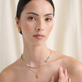 Moi Paisley 18K Gold Plated Necklace