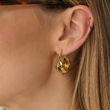 Harrison 18K Gold Plated Earrings