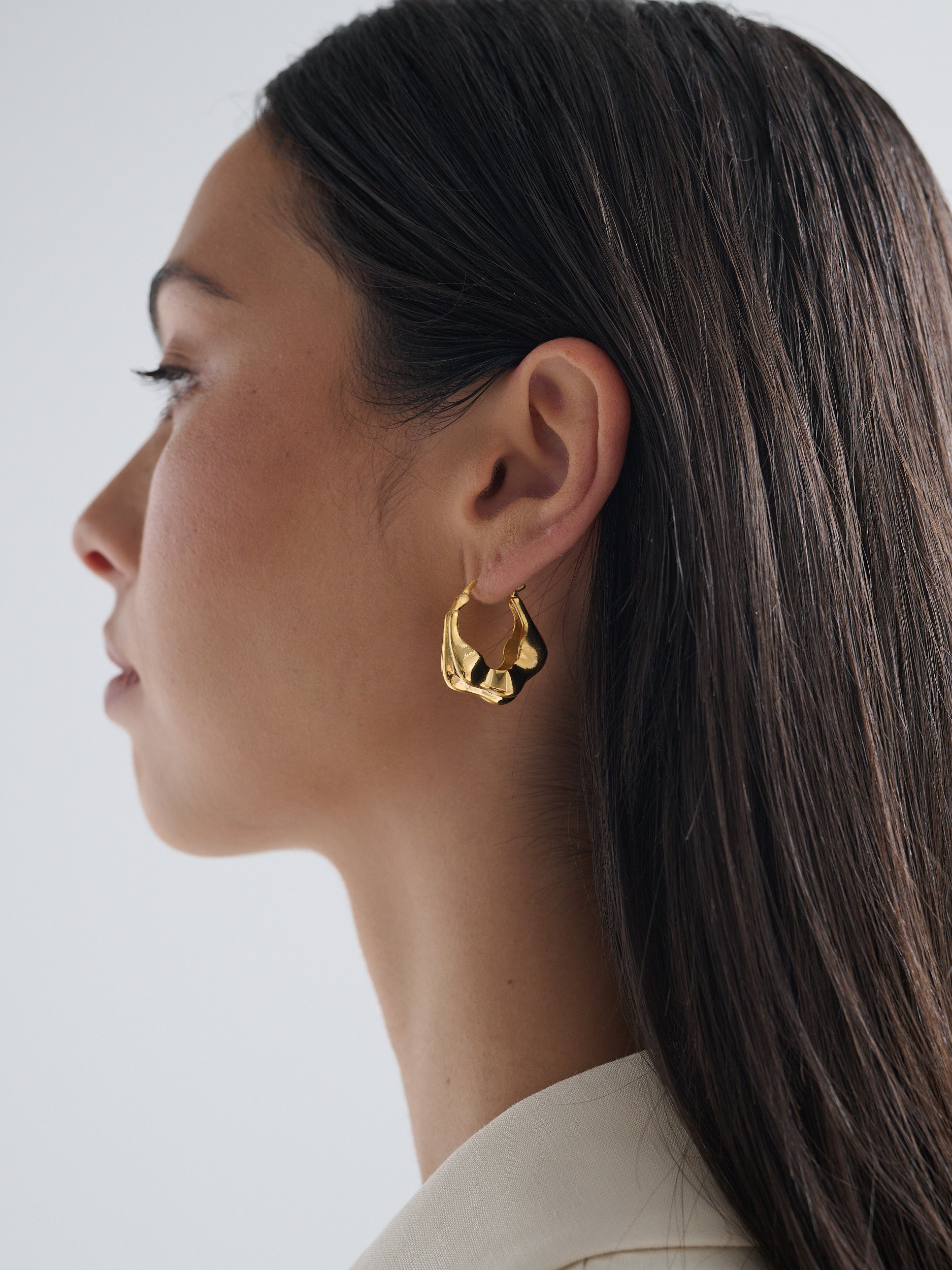 Harrison 18K Gold Plated Earrings