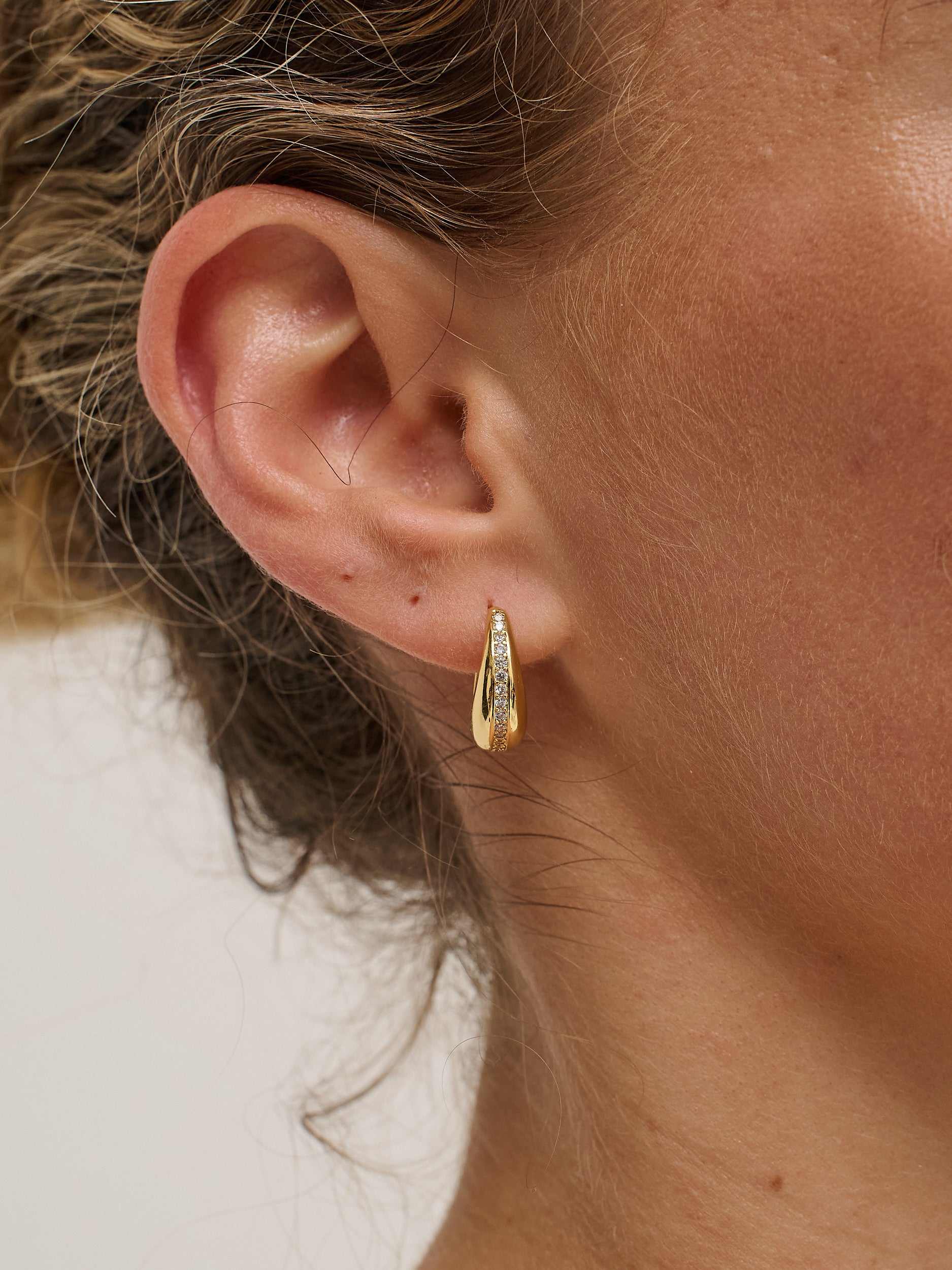 Dainty Stud 18K Gold Plated Earrings