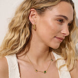 Bally Twisted 18K Gold Plated Earrings
