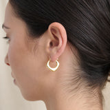 Erica Diamond 18K Gold Plated Earrings