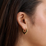 Erica Diamond 18K Gold Plated Earrings