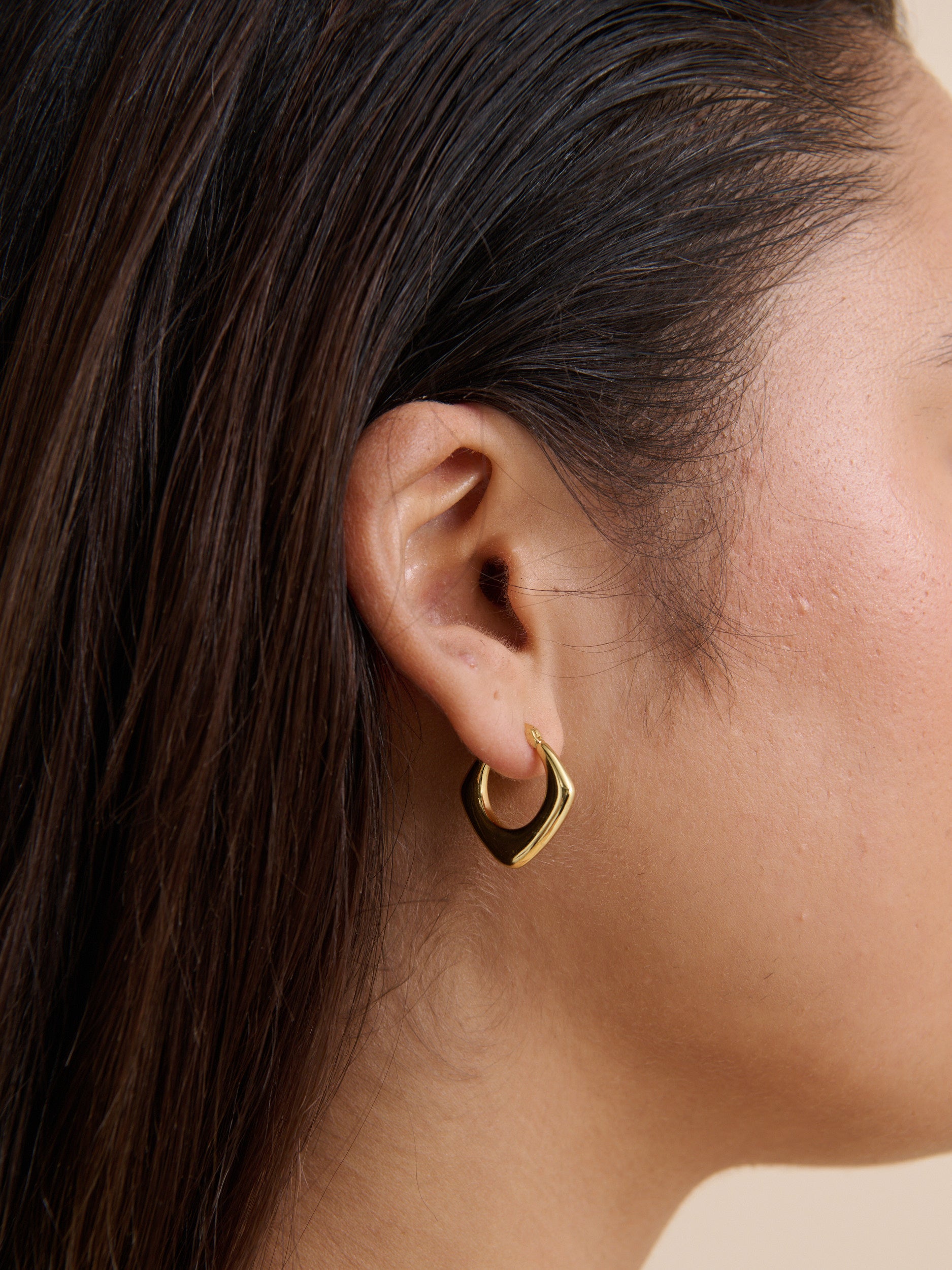 Erica Diamond 18k Gold Plated Earrings