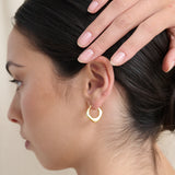 Erica Diamond 18K Gold Plated Earrings