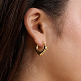Erica Diamond 18K Gold Plated Earrings