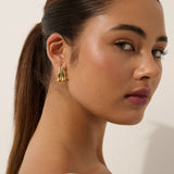 Ina 18K Gold Plated Earrings
