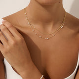 Dainty Freshwater Pearl 18K Gold Plated Bracelet