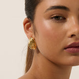 Rita Vintage 18K Gold Plated Earrings