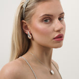 Droplet Sterling Silver Plated Earrings