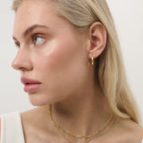 Tag Initial 18K Gold Plated Necklace (customise option)