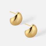 Mini Droplet 18K Gold Plated Earrings