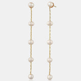 Freshwater Pearl Drops 18K Gold Plated Earrings