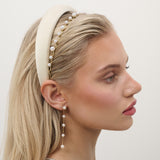 Isla Dainty Pearl Statement Headband