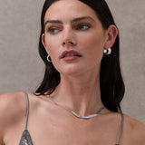 5mm Snake Chain Silver Plated Necklace