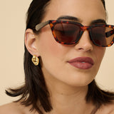 Knotted 18K Gold Plated Earrings