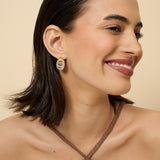 Knotted Duotone Plated Earrings
