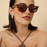 Knotted Duotone Plated Earrings