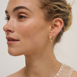 Camile Twist 18K Gold Plated Earrings