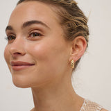 Camile Twist 18K Gold Plated Earrings